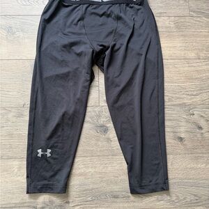 Under Armour Men's Black 3/4 Length Leggings